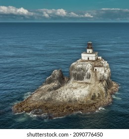 Tillamook Light House Off The Northern Oregon Coast