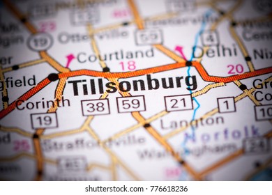 Map Of Tillsonburg Ontario Tillsonburg Canada On Map Stock Photo 776618236 | Shutterstock