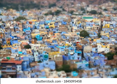 Tilt Shift Lens - Jodhpur ( Also Blue City) Is The Second-largest City In The Indian State Of Rajasthan And Officially The Second Metropolitan City Of The State.