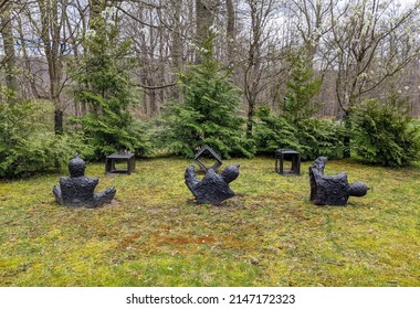 Tilted Buddha At Storm King