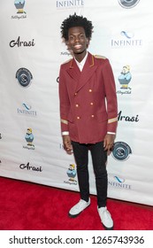 Tim Johnson Jr. Attends Arasi's EP Release Party At The Federal Bar Rooftop, Los Angeles, California On December 23rd, 2018