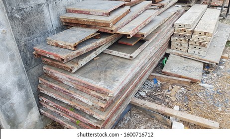 Timber Formwork Concrete Construction Work Stock Photo 1600716712