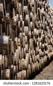 Timber storage area
