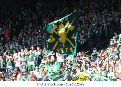 Timbers Army At Providence Park In Portland,OR/USA Oct. 6,2019.