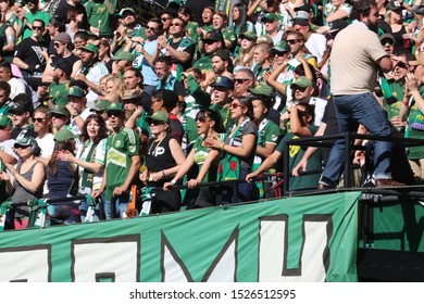 Timbers Army At Providence Park In Portland,OR/USA Oct. 6,2019.