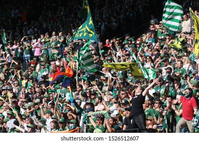 Timbers Army At Providence Park In Portland,OR/USA Oct. 6,2019.