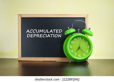 Time And Accumulated Depreciation Concept.