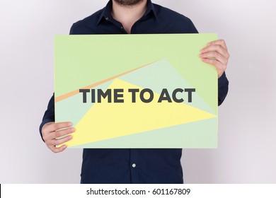 TIME TO ACT CONCEPT