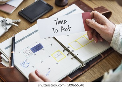 Time To Act Work Concept