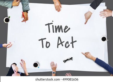 Time For Action Win Concept