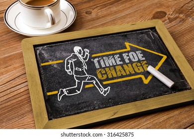 time for change concept 