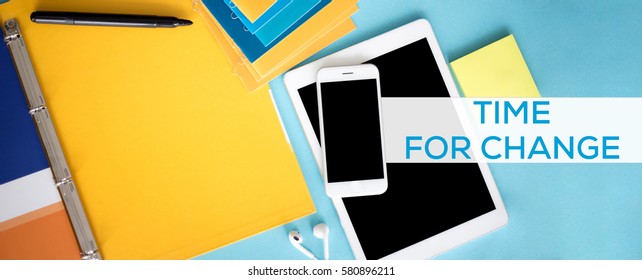 TIME FOR CHANGE CONCEPT