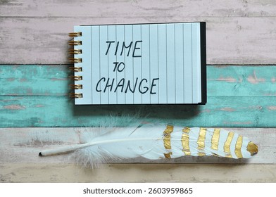 time to change write in notebook 