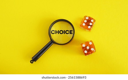 Time to decide concept. It's time to make a choice and find your way