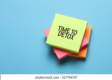 Time To Detox, Health Concept