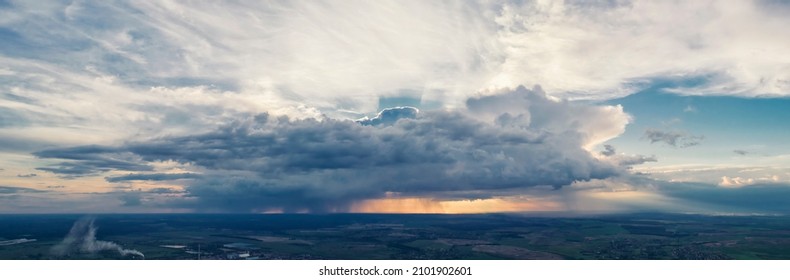 Time Lapse Clouds Over Lake