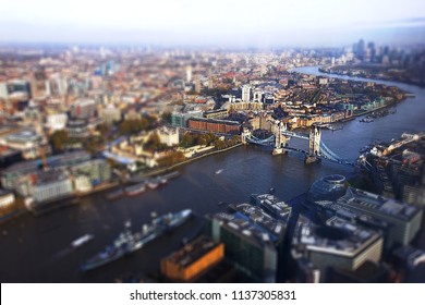 Time Lapse Tilt Shift Of London Skyline