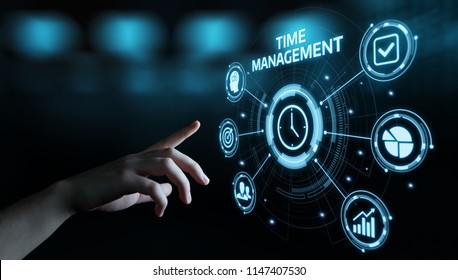 time management project efficiency strategy goals business technology internet concept. - Shutterstock ID 1147407530