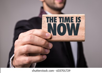 The Time is Now! - Shutterstock ID 633701729