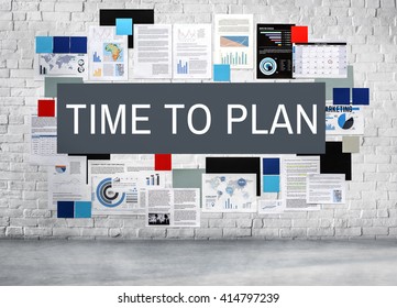 Time To Plan Management Organization Concept