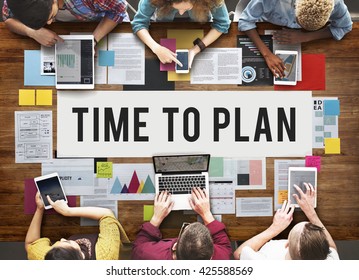 Time To Plan Organizer Date Management Concept