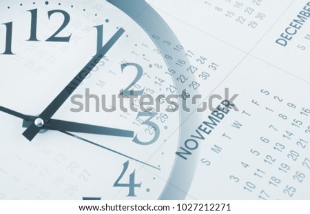 Time and planning concept