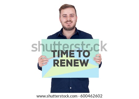 TIME TO RENEW CONCEPT
