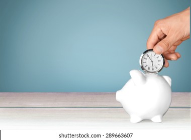 Time, Savings, Time is Money. - Shutterstock ID 289663607