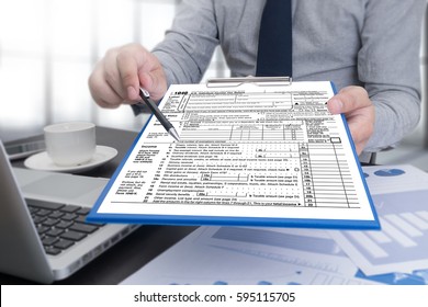 Time for Taxes Planning Money Financial Accounting Taxation and Individual income tax return form