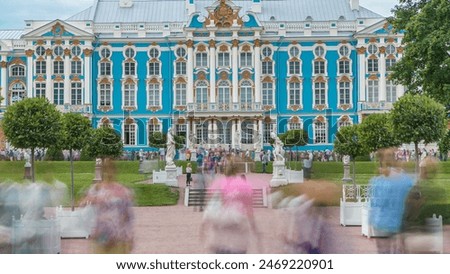 Timelapse captures the path to Catherine Palace, a Rococo masterpiece situated in Tsarskoye Selo (Pushkin), 25 km south-east of St. Petersburg, Russia