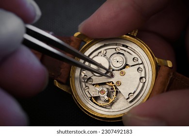 Timeless Precision: A Watchmaker's Artistry in Action - Powered by Shutterstock