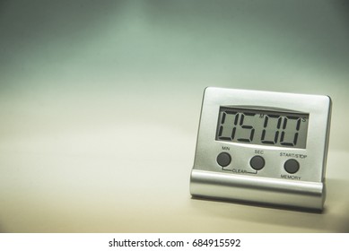 Timer laboratory equipment testing counting  dow of time.