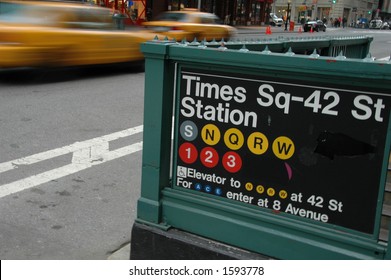 Times Square Subway Entrance