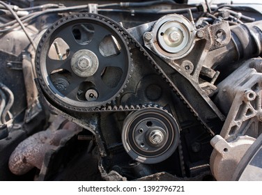 timing belt without protection on the engine
