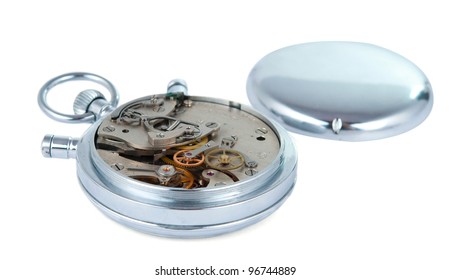 timing mechanism is isolated on a white background