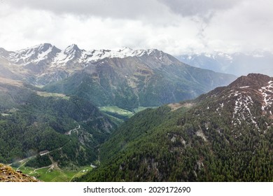 Timmelsjoch, Is A High Mountain Pass That Creates A Link Through The Ötztal Alps Along The Border Between Austria And Italy.