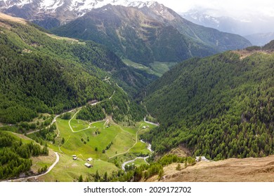 Timmelsjoch, Is A High Mountain Pass That Creates A Link Through The Ötztal Alps Along The Border Between Austria And Italy.