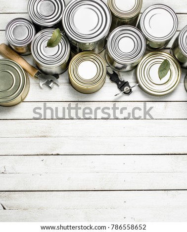 Similar – Image, Stock Photo canned food Food Nutrition