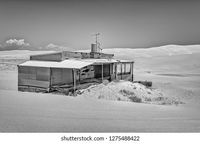 Tin City, Port Stephens, NSW, Australia, In The Late 19th Century Shipwrecks On Stockton Beach Were So Common That Tin Sheds Were Constructed To Hold Provisions For Shipwrecked Sailors.