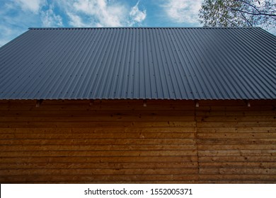 Tin Roof Of Wooden House