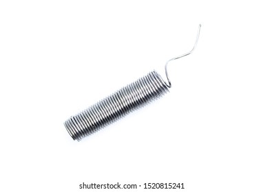 Tin Solder Isolated On A White Background.