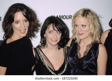 Tina Fey, Rachel Dratch And Amy Poehler Of Saturday Night Live At GLAMOUR WOMEN OF THE YEAR, NY 10/28/2002