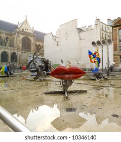 Tinguely fountain, Center of Modern Arts. Paris,January2008