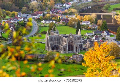 Tintern Abbey, Wye Valley, Monmouthshire, Wales, UK