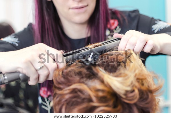 Tinting Shading Blond Short Hair Woman Stock Photo Edit Now