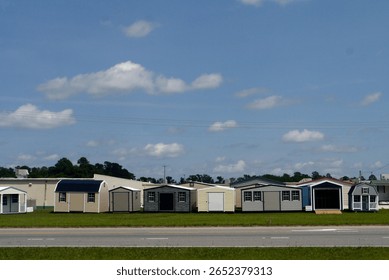 Tiny barn, tiny house, or something minimal; many options for storage with style. Whiteville, NC 2025