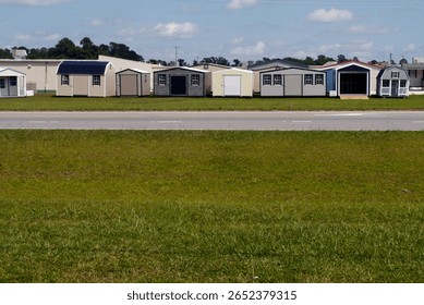 Tiny barn, tiny house, or something minimal; many options for storage with style. Whiteville, NC 2025