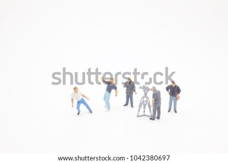 the tiny of figure theme broad cast with show