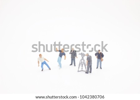 the tiny of figure theme broad cast with show