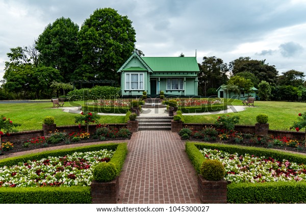 Tiny Green House Victorian Style Parklands Stock Photo Edit Now 1045300027